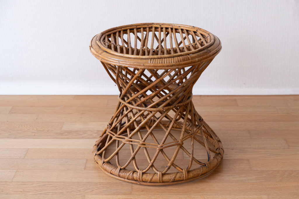 Small rattan stool